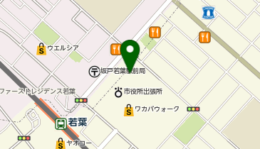 魚べい (ワカバウォーク店)の地図画像