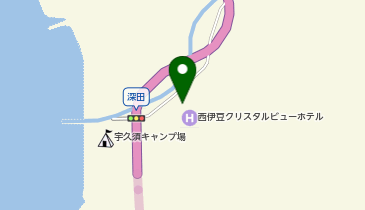 西伊豆クリスタルビューホテルの地図画像