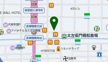 神戸牛らーめん 麓の宮 (心斎橋筋本店)の地図画像