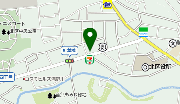 竹林亭の地図画像