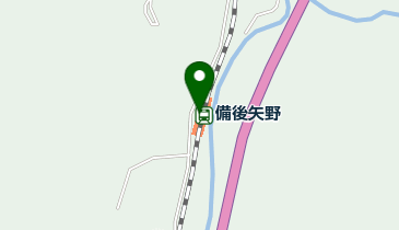 びんご矢野駅内食堂の地図画像