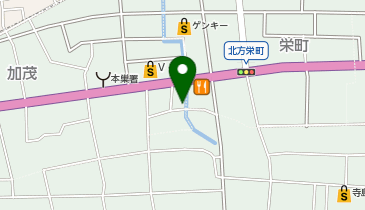 食香閣の地図画像