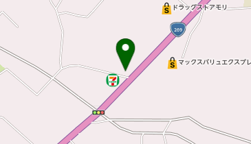 まるな食堂の地図画像