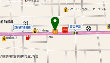 ファミリーレストラン こめやの地図画像