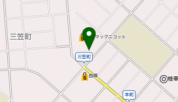 一級食堂の地図画像