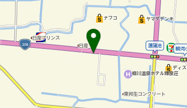 マルハチらーめん (柳川店)の地図画像