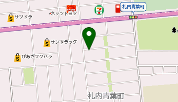 ラーメン餃子 あおばの地図画像