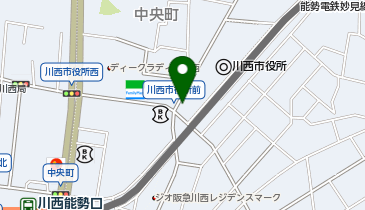 でんえんらーめん (川西市役所前店)の地図画像