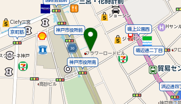 食堂 ほうらくの地図画像