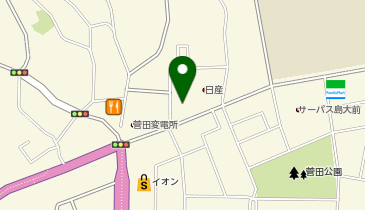 お好み焼き ひろしまの地図画像