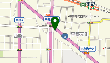 かどや らーめんの地図画像