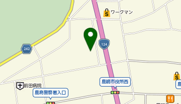 NEW 焼肉牛若丸の地図画像