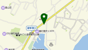 おごと食堂の地図画像