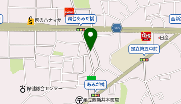 天民閣の地図画像