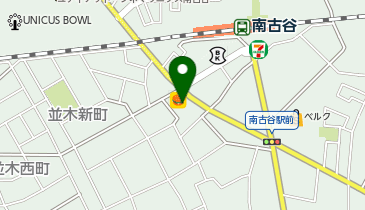 餃子の王様酒場の地図画像