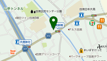 味一 Factory極の地図画像