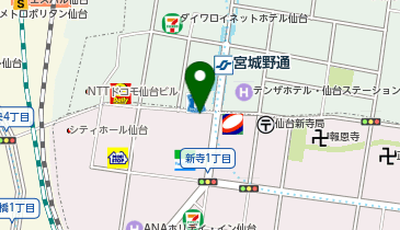 らぁ麺 すみ田 (仙台東口店)の地図画像