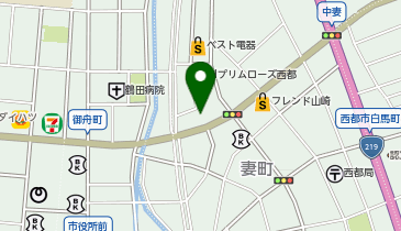 鶏だしらぁめん め--んの地図画像