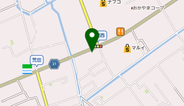 丸源ラーメン (岡山大福店)の地図画像