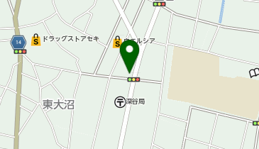 焼肉名所の地図画像