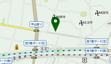 本町食堂の地図画像