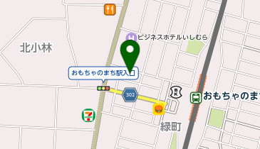 蕎麦吉 (本店)の地図画像