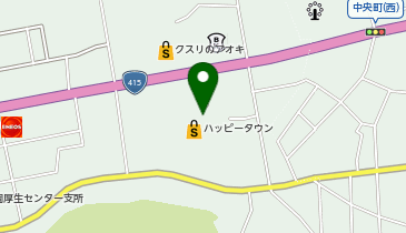 ラーメンカフェなないろの地図画像