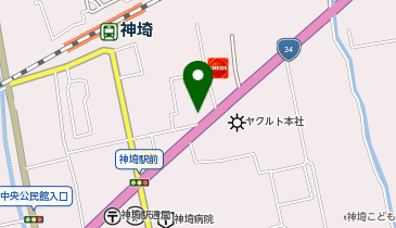 大磯の地図画像