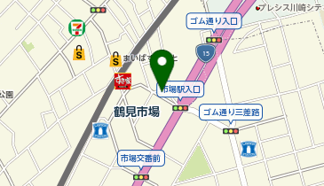 横浜キング亭の地図画像