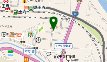 まがりラーメンの地図画像