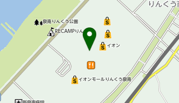 東京餃子軒 (りんくう泉南店)の地図画像