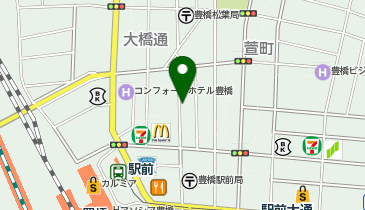 桃色フードコートの地図画像