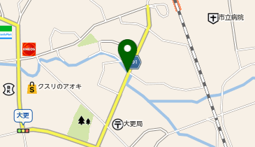 定食 茶の間の地図画像