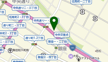 信濃屋 (中央通り店)の地図画像