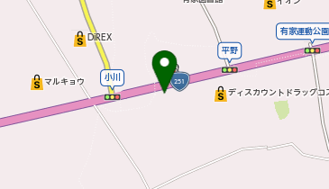回転寿司 若竹丸 (有家店)の地図画像