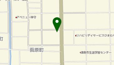 横浜家系ラーメン有楽家 (津島店)の地図画像