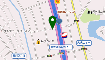 九州筑豊ラーメン 山小屋 (大野城店)の地図画像