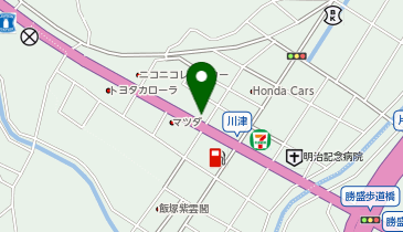 横浜家系ラーメン 麺一家 (飯塚店)の地図画像