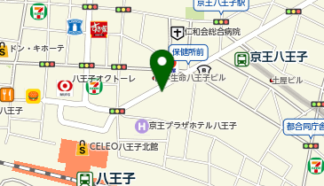デニーズ (八王子旭町店)の地図画像