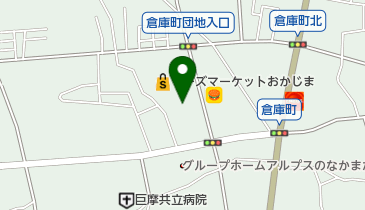 巨摩ラーメンの地図画像