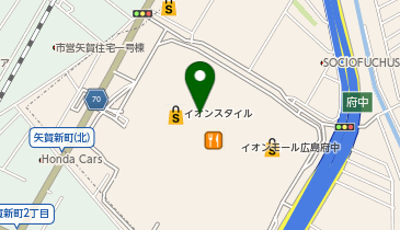 横浜家系ラーメン 鶴乃家 (イオンモール広島府中店)の地図画像