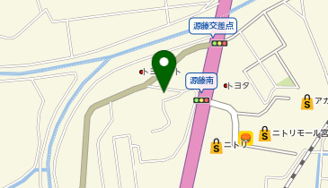 たんたんめんのたしろの地図画像