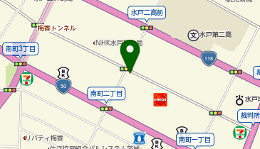 油そば 笹森家の地図画像