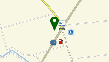 レストランしらやまの地図画像