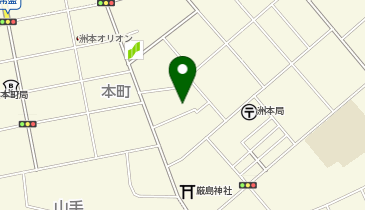 ラーメン淡福の地図画像