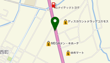 英食堂の地図画像
