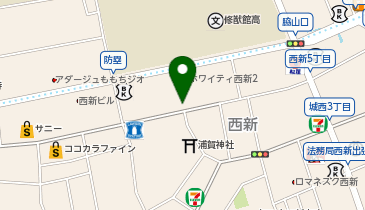 中国北方料理 知味観の地図画像