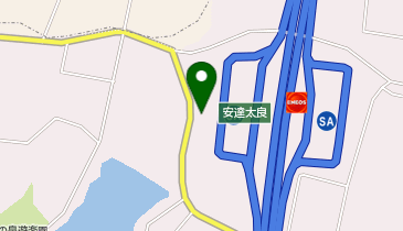 安達太良SA・下りフードコートの地図画像