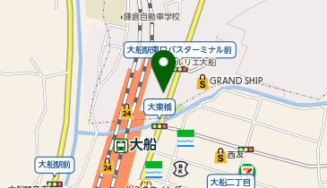 七宝麻辣湯 (大船店)の地図画像