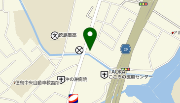 創作中華 阿波たぬきの地図画像